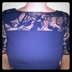 Ann Taylor navy dress